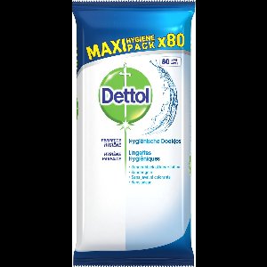 Dettol Schoonmaakdoekjes Power & Fresh - Cleanser - 80 stuks