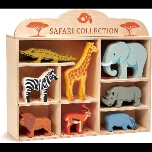 Tender Leaf Toys Set Safaridieren *