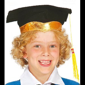 Fiestas Guirca Afstudeerpet Junior Polyester Zwart One-size