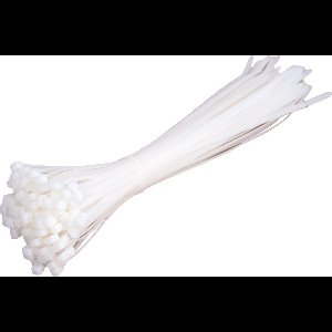 TD47 Kabelbinders 4.8 x 370 mm Wit - Tie wraps - Tyraps