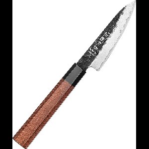 Hezhen Schilmes - Gemaakt van 3-laags composietstaal (10Cr15CoMoV + SUS410 staal) - Hoog koolstof gehalte met hardheid van 58-62 HRC - Handvat van Mahoniehout - Schilmesje uit de PM8S Retro Series