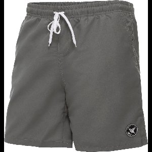 Ladeheid LA-LA40-129-SWS Heren Zwembroek - Zwemshorts - met zijzakken - sneldrogend - met binnenslip van mesh - Koordsluiting - Polyester - Grijs - M