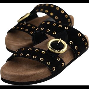 Lazamani Two Straps One Buckle Slippers Dames