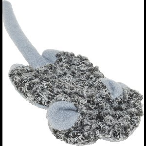 Duvoplus - Speelgoed Voor Dieren - Kat - Cushy Knisper Muis 18x8x2cm Grijs - 1st