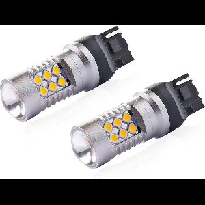 AMiO LED CANBUS 3030 24SMD T20 7440 WY21W Oranje 12V/24V