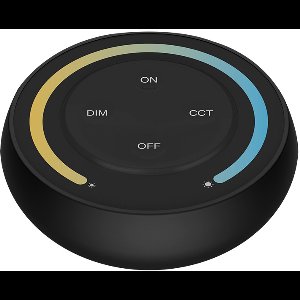 Mi-Light Mi-Boxer - (S1) - 1-Zone Dual White CCT Afstandsbediening met magnetische houder - (Batterijen niet inbegrepen) - Zwart