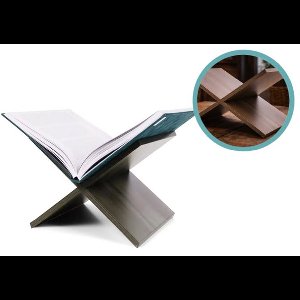 XEMM Boekenstandaard - Boekenhouder - Salontafelboek - 33 x 29 x 19 cm - Bruin