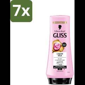Gliss - Hair Repair - Conditioner met Liquid Silk voor Zijdezacht Haar - 200 ml - Bulkverpakking - 7 stuks