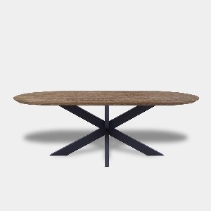 Tafel Plat Ovaal Eikenhout - Matrix XL- Pura Natura