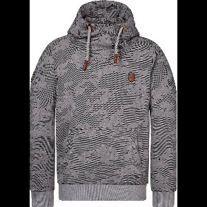 Naketano Hoodie Supapimmel 1800-0203 Dark Grey Melange (Camouflage)-3XL
