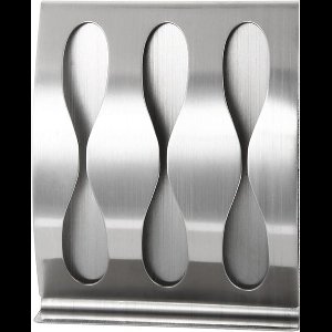 Tandenborstelhouder RVS tandenborstel houder van Roestvaststaal voor 3 borstels / HaverCo