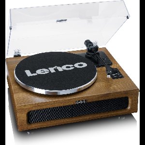 Lenco Platenspeler met Bluetooth - Vier ingebouwde Speakers 40W RMS - LS-410WA - Hout