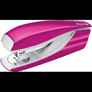 Leitz NeXXt WOW 5502 nietmachine, roze metallic, op blister 6 stuks