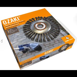 Onkruidborstel (200 mm, boring 20/25,4 mm)