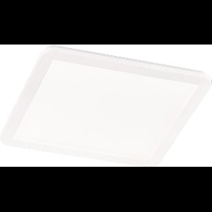 LED Plafondlamp - Badkamerlamp - Trion Camy - Opbouw Vierkant 22W - Spatwaterdicht IP44 - Dimbaar - Warm Wit 3000K - Mat Wit