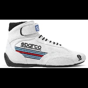 Sparco TOP MARTINI RACING Wit – FIA 8856-2018 Gecertificeerde Racing Schoenen in Vintage Martini Livery - Wit - Maat - 37