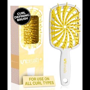 Effectieve Ontklitter Borstel voor Krullend Haar - UltraFlex Borstelharen, Antistatisch en Geventileerd