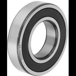 6208VV & Deep Groove Ball Bearings P5 40x80x18mm Lubricated Bearings Double Rubber Seal Black Silver Tone Scooter Skateboard Wheel