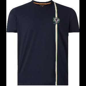 Charles Colby herren T-Shirt - 60/62 - donkerblauw