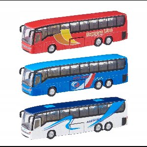 Teamsterz Stadsbus Speelgoed - Metalen Model met Openende Deuren