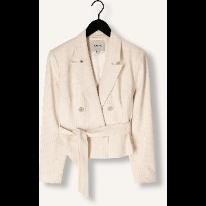 AAIKO Mae Stripe Vis 526 Blazers Dames - Gebroken wit - Maat XL