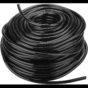 JHubers Goods - Flexibele irrigatieslang voor tuinirrigatie, zwart PVC, 50 meter