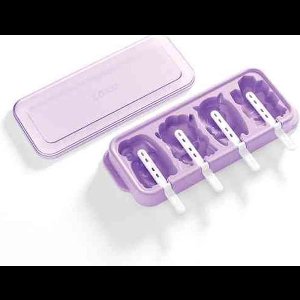 IJslolly Maker, Pop Maker, Monster, Set voor 4 IJsjes, Polypropyleen, BPA vrij, Paars - Zoku