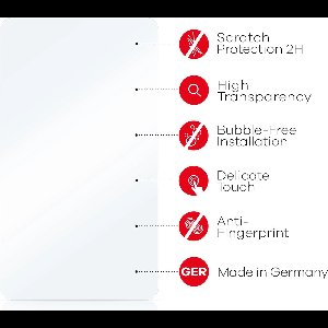 upscreen - Screenprotector voor Leica CS20 3.75G - Folie Beschermfolie transparant