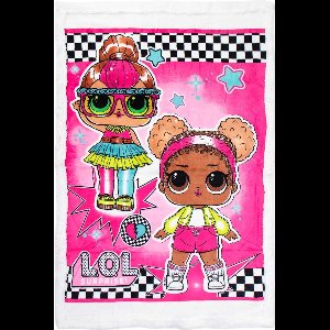 LOL Surprise - Deken - 90 x 140 cm. - Coral Fleece Plaid - Heerlijk zacht! - L.O.L. Surprise!