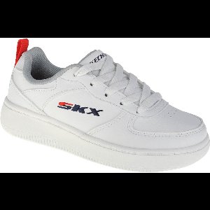 Skechers Sport Court 92 405696L-WHT, voor een jongen, Wit, Sneakers,Sportschoenen, maat: 28