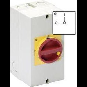 Kraus & Naimer KG64B.T206/40.KL71V Reparatieschakelaar Uitschakelbaar 63 A 1 x 90 ° Rood, Geel 1 stuk(s)