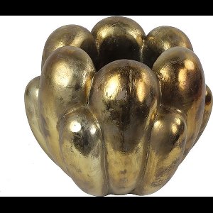 Countryfield Bloempot Lily aardewerk L36B33H30CM goud