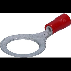 50 stuks Cembre RF-M12 ringkabelschoenen geïsoleerd M12 rood 0,25-1,5 mm² I industriële kwaliteit