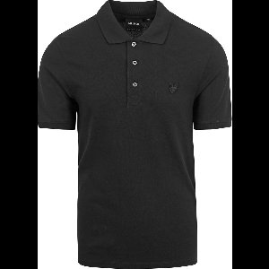 Lyle and Scott Tonal Eagle Polo Zwart - Maat S - Heren