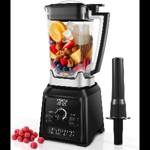 Fentic Power Blender – 2000 Watt – 2L – Krachtige Smoothie Maker – Ice Crusher – 8 Snelheden en 4 Programma’s – 8 RVS Messen