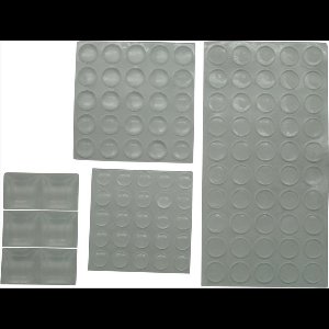 *** Diverse maten Siliconen Stootdoppen - Stootdruppels 106 stuks assortiment - Tafel / Deur Beschermers - Geluidsdempers - Bescherming Meubels van Heble® ***