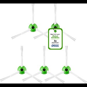 DEGG® - Zijborstel - Geschikt voor iRobot roomba i7 i7+ i8 i8+ i1 i1+ i3 i3+ i4 i4+ i5 i5+ i6 i6+ e5 e6 e7 - Geschikt voor iRobot roomba onderdelen - Roomba spinners - 5 STUK(S)