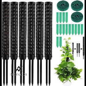 Nevolis Monstera Climbing Aid Moss Pole for Indoor Plants - Coconut Plant Stick Monstera Support .