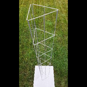 3X Plantenklimrekken - Tuinrek - Plantensteun - driehoek 1952 mm lang zonder pootjes