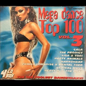 Mega Dance Top 100 Vol. 3, Various | Media condition: Good Plus (G+) | 4 x CD Compilation