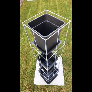 Plantenbak met klimplantrek - plantensteun - etagère - plantenetagère 1250 mm hoog