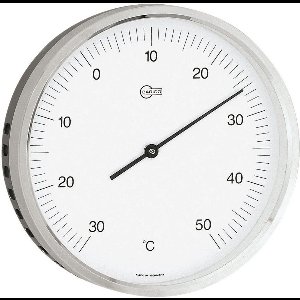 Barigo 820 thermometer - chroom - analoog - Ø 10 cm