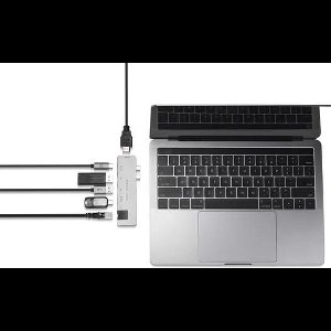PEPPER JOBS USB C HUB TCH-MBP7 PLUS | 7-in-1 USB C Adapter | Oplader Universeel