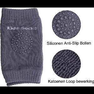 Hiden - Baby Kniebeschermers - Kruipen - Katoen - Kruipbeschermers - Kniebeschermers Kinderen - Donkerblauw