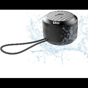 KINSI Draadloze Bluetooth Speaker met Ruisonderdrukking – Draagbare Subwoofer met 360° Full-Range Geluid & Stereo Surround Sound