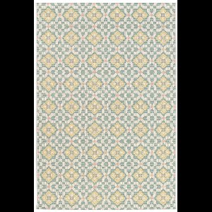 Buitenkleed - Bubbly Tulip turquoise/geel 160x230 cm