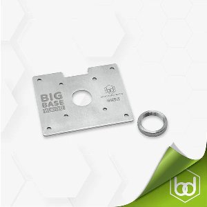 Benchdogs UK Router Big Base Stainless Steel Guide Bush Plate Milwaukee