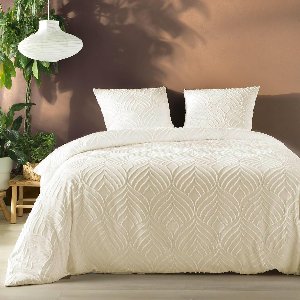 Heltie 3-delige beddengoedset - zachte en ademende getufte microvezel, Oeko-Tex gecertificeerd