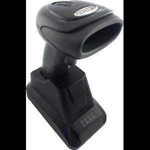 Draadloze Barcodesscanner 1D & 2D barcodes met oplaadstation/Houder | 2.4Ghz