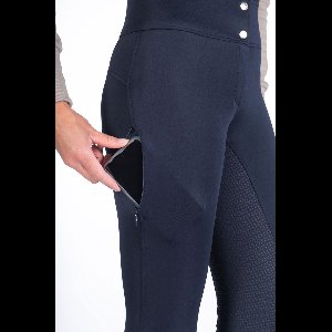 Rijlegging Mila Donkergrijs met brede tailleband met Siliconen zitvlak maat 38